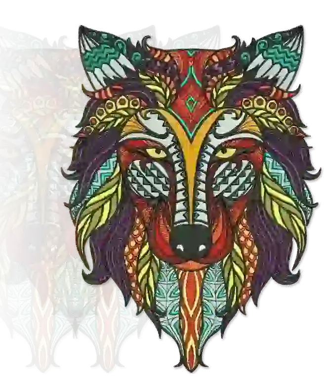 wolf-embroidery-digitizing